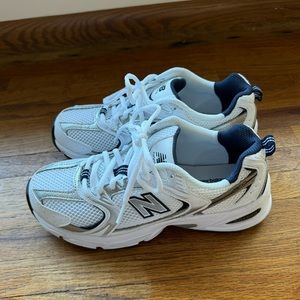 New Balance 530 M5 / W6.5 White and Natural Indigo